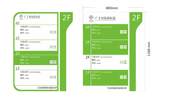 醫(yī)院VI導向設計_醫(yī)博傳人