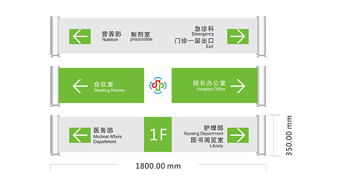 醫(yī)院VI導向設計_醫(yī)博傳人